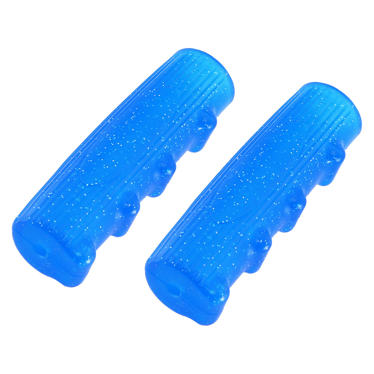 Grips 7/8 long 116mm Kraton Rubber 0214 Sparkle/Blue.